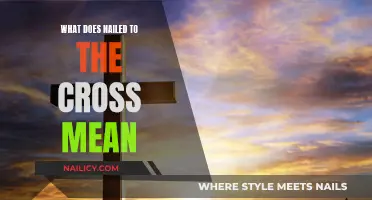 Unraveling the Symbolic 'Nail' in 'Nail to the Cross