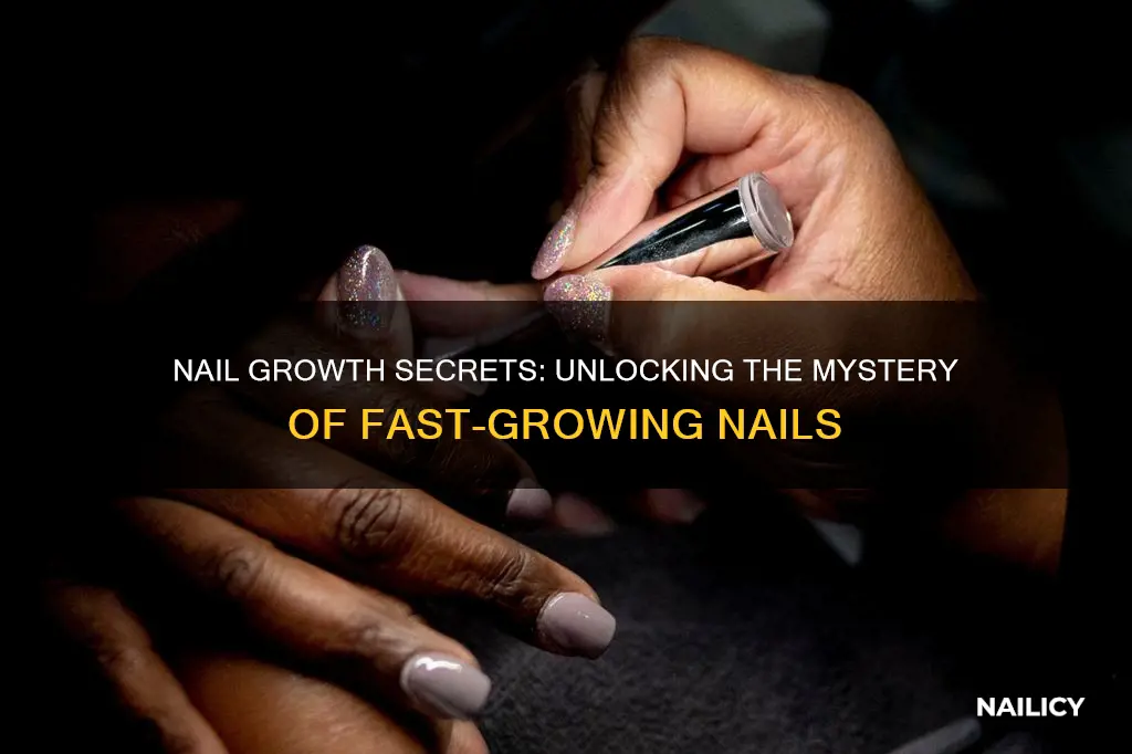 what does nails growing fast mean