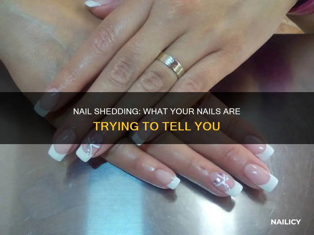 what does nails shedding mean near cuticle