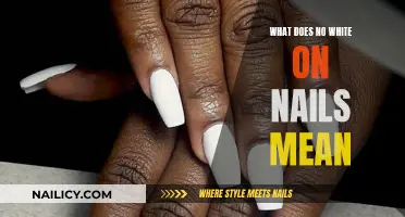 White-less Nails: What Does it Mean?