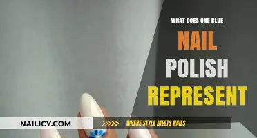 Unveiling the Meaning: One Blue Nail Polish Symbolism Explained