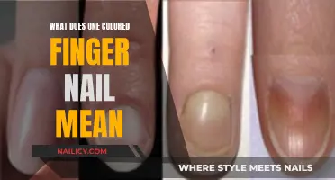 Unraveling the Mystery: One Colored Nail, Many Interpretations