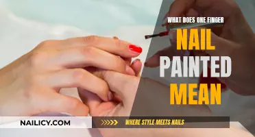 The Significance of a Single Painted Fingernail
