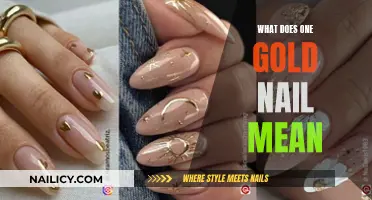 Unraveling the Mystery: What One Gold Nail Symbolizes