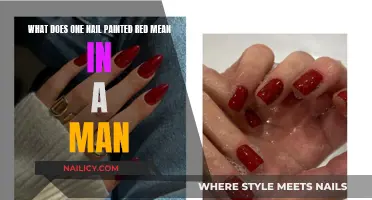 Unraveling the Symbolism: One Red Nail, One Man's Story