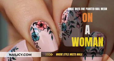 Unraveling the Mystery: What One Painted Nail Symbolizes for Women