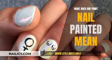 Unraveling the Mystery: One Pinkie Nail Painted