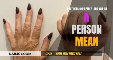The Meaning of One Really Long Nail