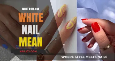 White Nails: A Single Nail's Meaning and Mystery