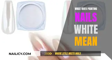 Unraveling the Mystery: What Does Painting Nails White Symbolize?