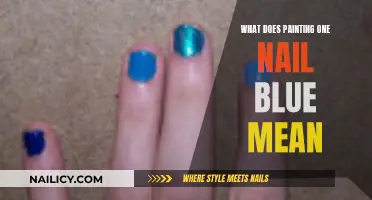 Blue Nail Mystery: A Secret Code or Just Fun?