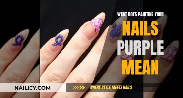 Unraveling the Mystery: What Your Purple Nails Say About You