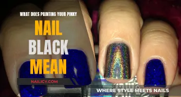 The Secret Meaning Behind Black Pinky Nails