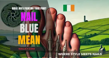 The Significance of Painting Your Pinky Nail Blue