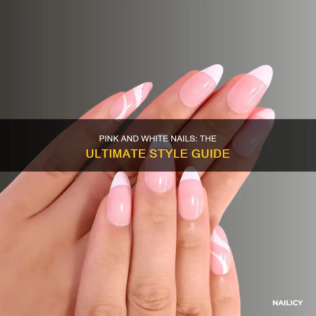 what does pink and white mean for nails