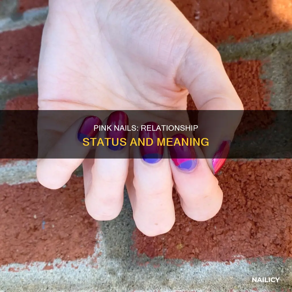 what does pink nails mean relationship