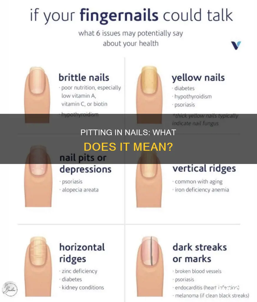 what does pitting in nails mean