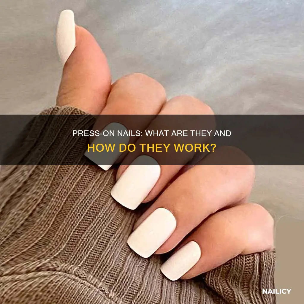 what does press on nails mean