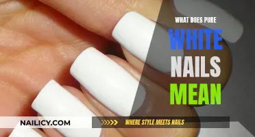 Unraveling the Mystery: What Pure White Nails Reveal