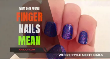Purple Fingernails: A Creative Expression of Individuality and Style