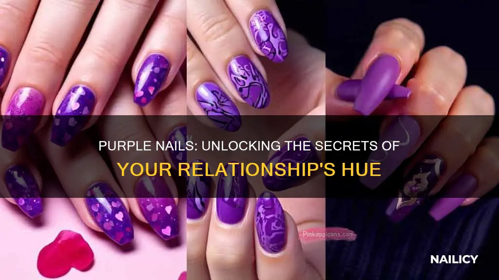 what does purple nails mean relationship