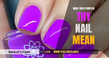 Purple Nail Polish: Unraveling the Mystery of a Colorful Health Indicator