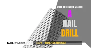 Understanding Nail Drill Settings: R and F Explained