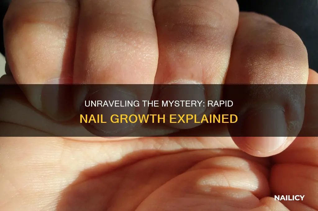 what does rapid nail growth mean