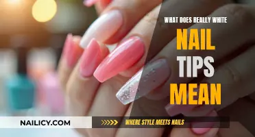 White Nail Tips: What Do They Really Mean?