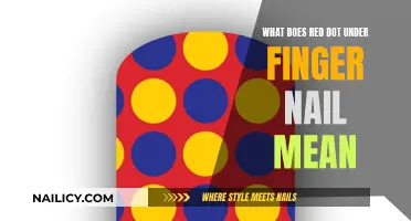 Red Dot Under Fingernail: What Does It Mean?
