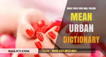 Decoding Red Nail Polish: Urban Dictionary's Surprising Symbolism Explained