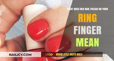 Red Nail Polish on Ring Finger: Unveiling the Hidden Meaning