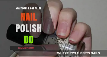 Ridge Filler Nail Polish: Smooths, Strengthens, and Enhances Nail Appearance