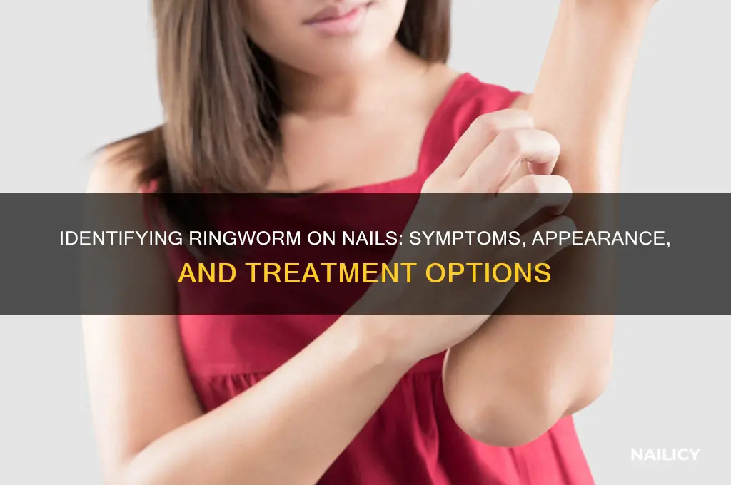 what does ringworm look like on nails