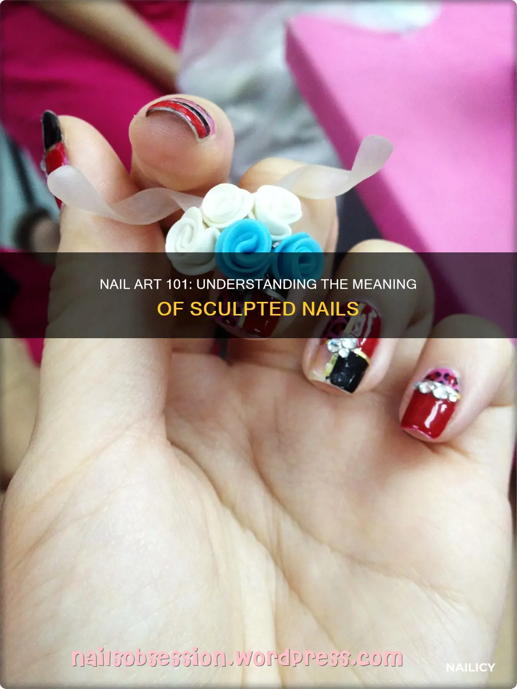 what does sculpted nails mean