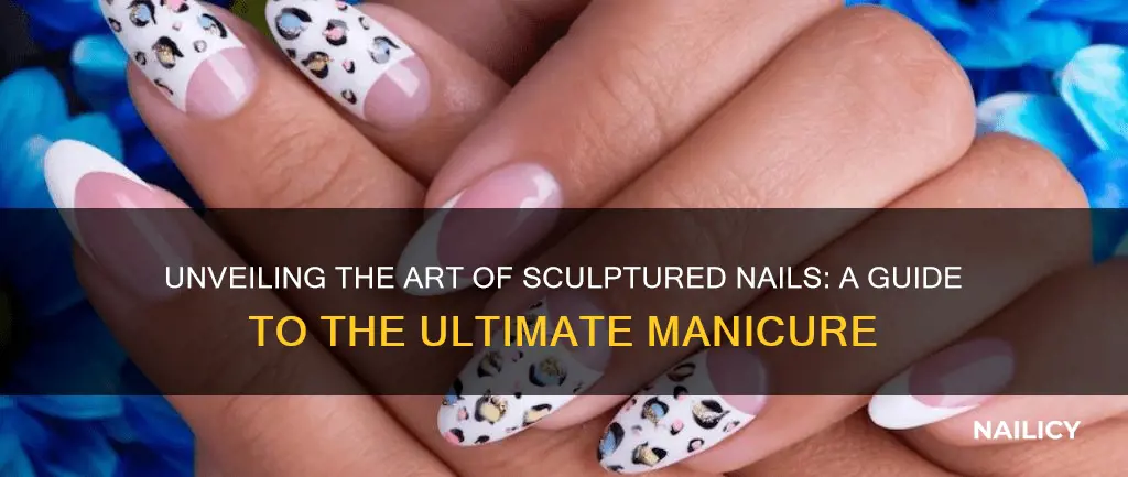 what does sculptured nails mean