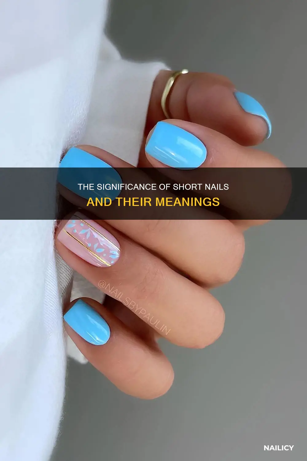 what does short nails mean