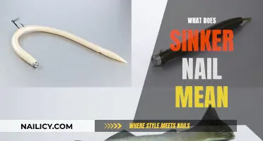 Understanding Sinker Nails: Their Meaning and Significance