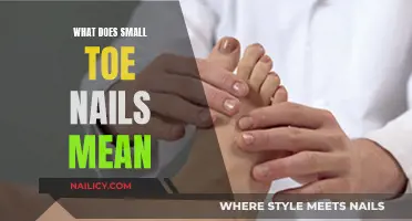 Small Toe Nails: What Does Their Size Mean?