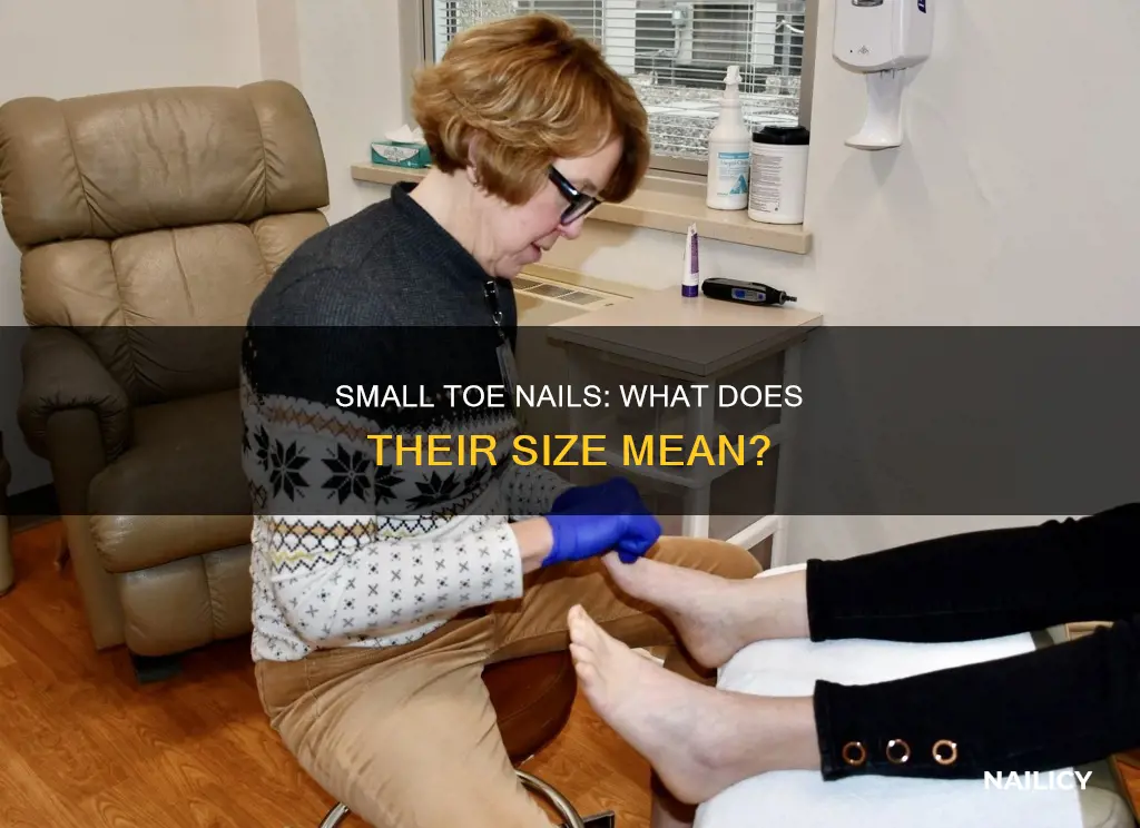 what does small toe nails mean