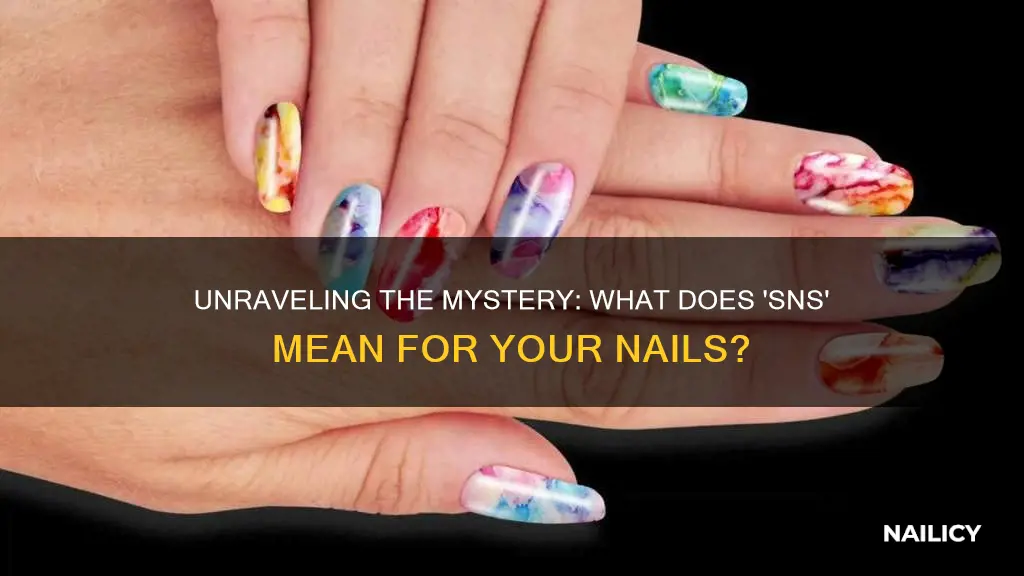 what does sns mean for nails