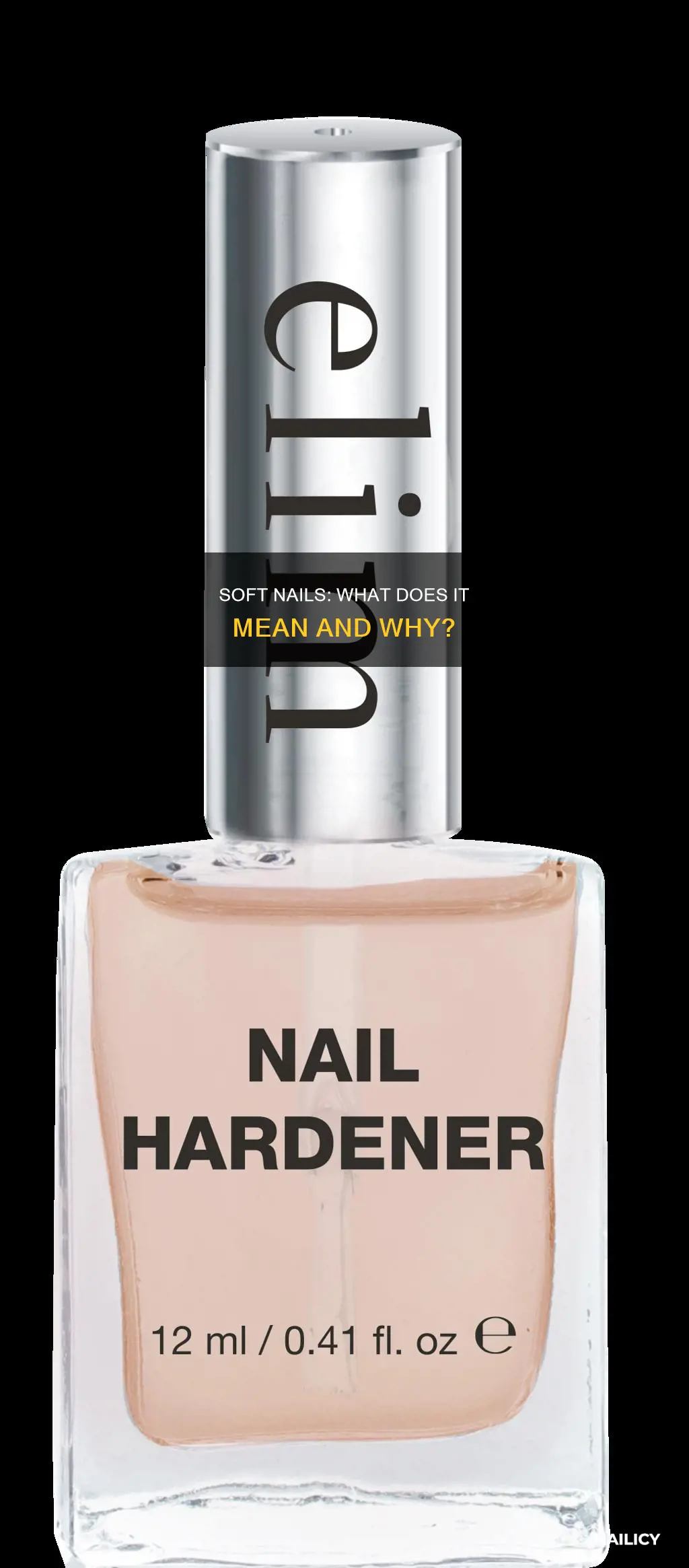 what does soft nails mean
