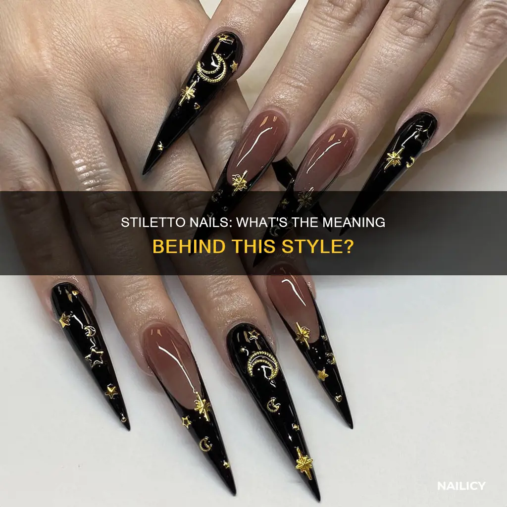 what does stiletto nails mean