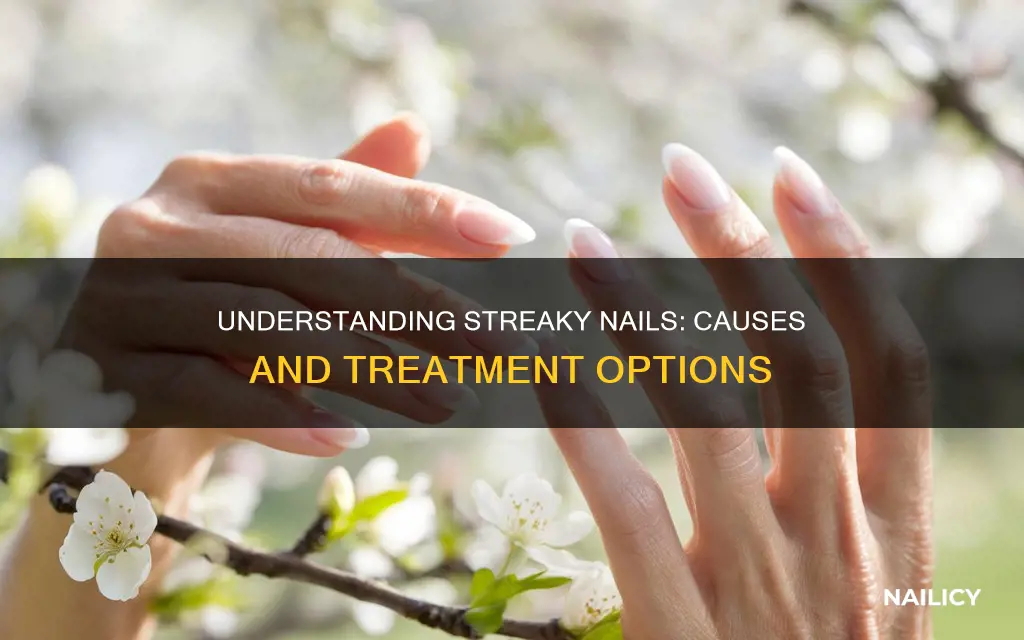 what does streaky nails mean