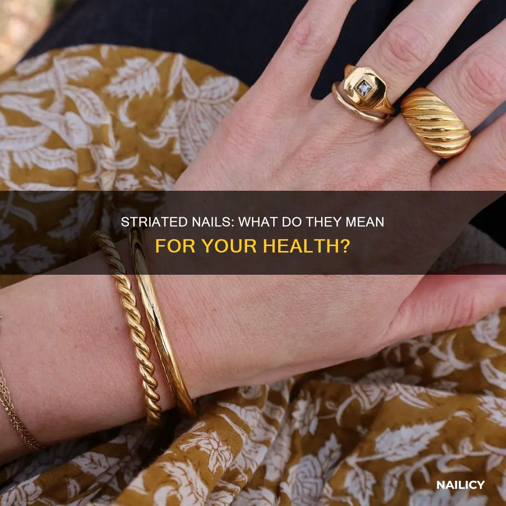 what does striated nails mean