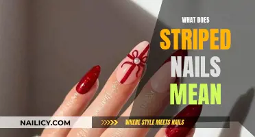 Unraveling the Mystery: What Does Striped Nails Indicate?