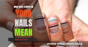 Unraveling the Mystery: What Do Nail Stripes Symbolize?