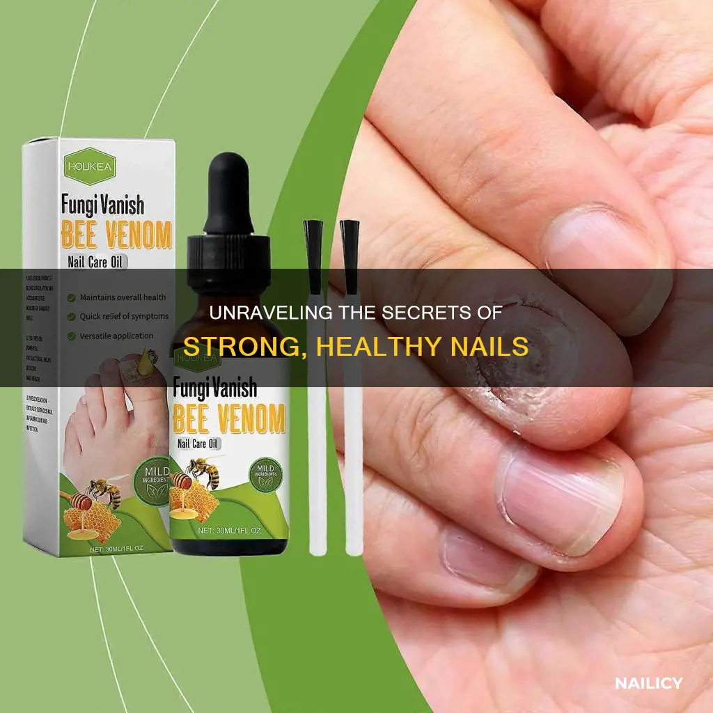 what does strong healthy nails mean