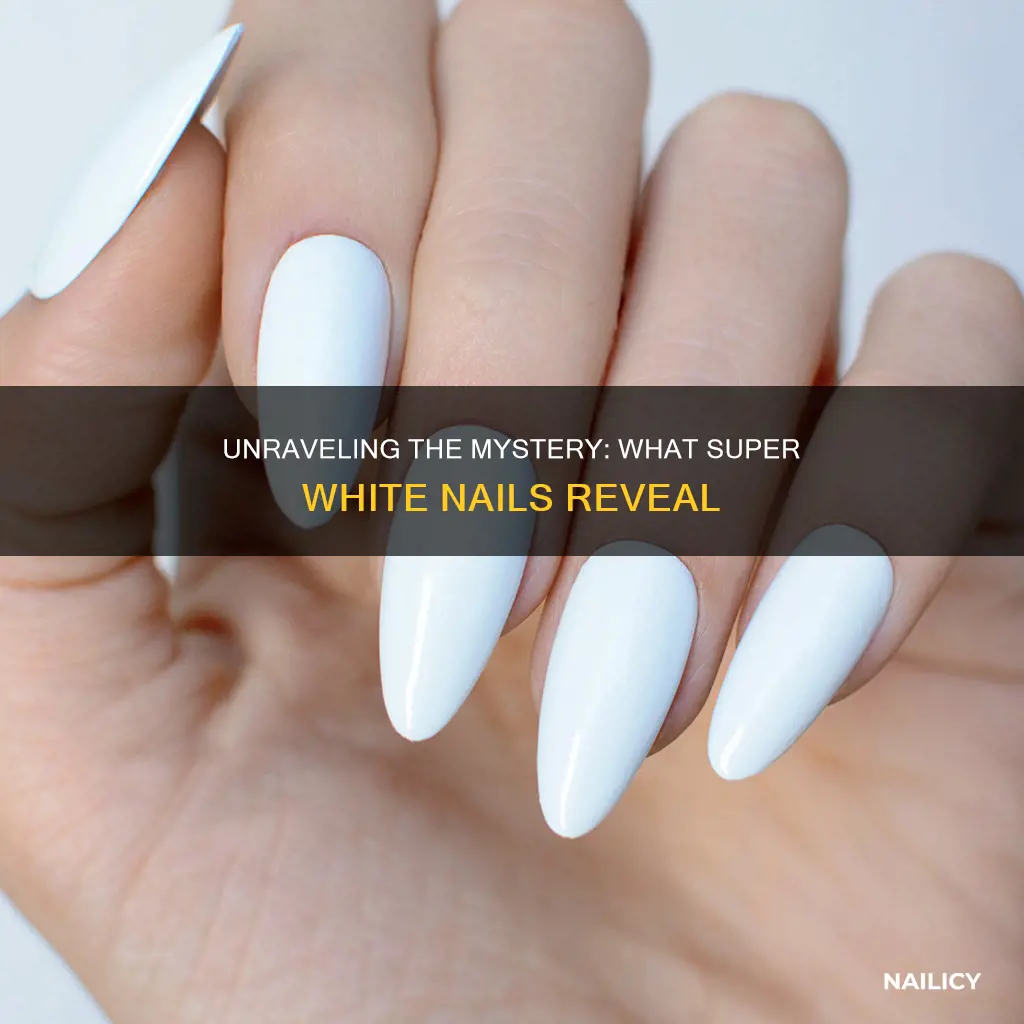 what does super white nails mean