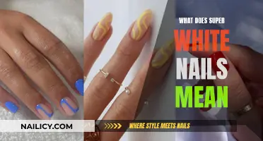 Super White Nails: What's the Meaning Behind Them?
